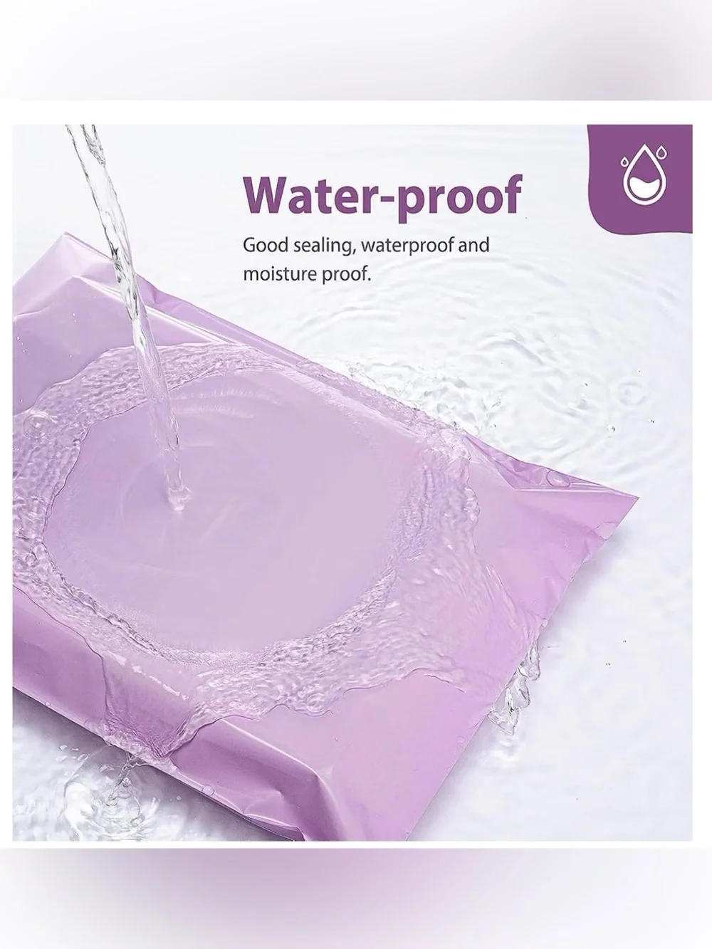 40 Large Lavender Purple Shipping Bags NIP (set for buy now)